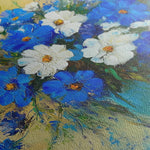 Floral 1104 Canvas Art 60 x 40 cm / Black