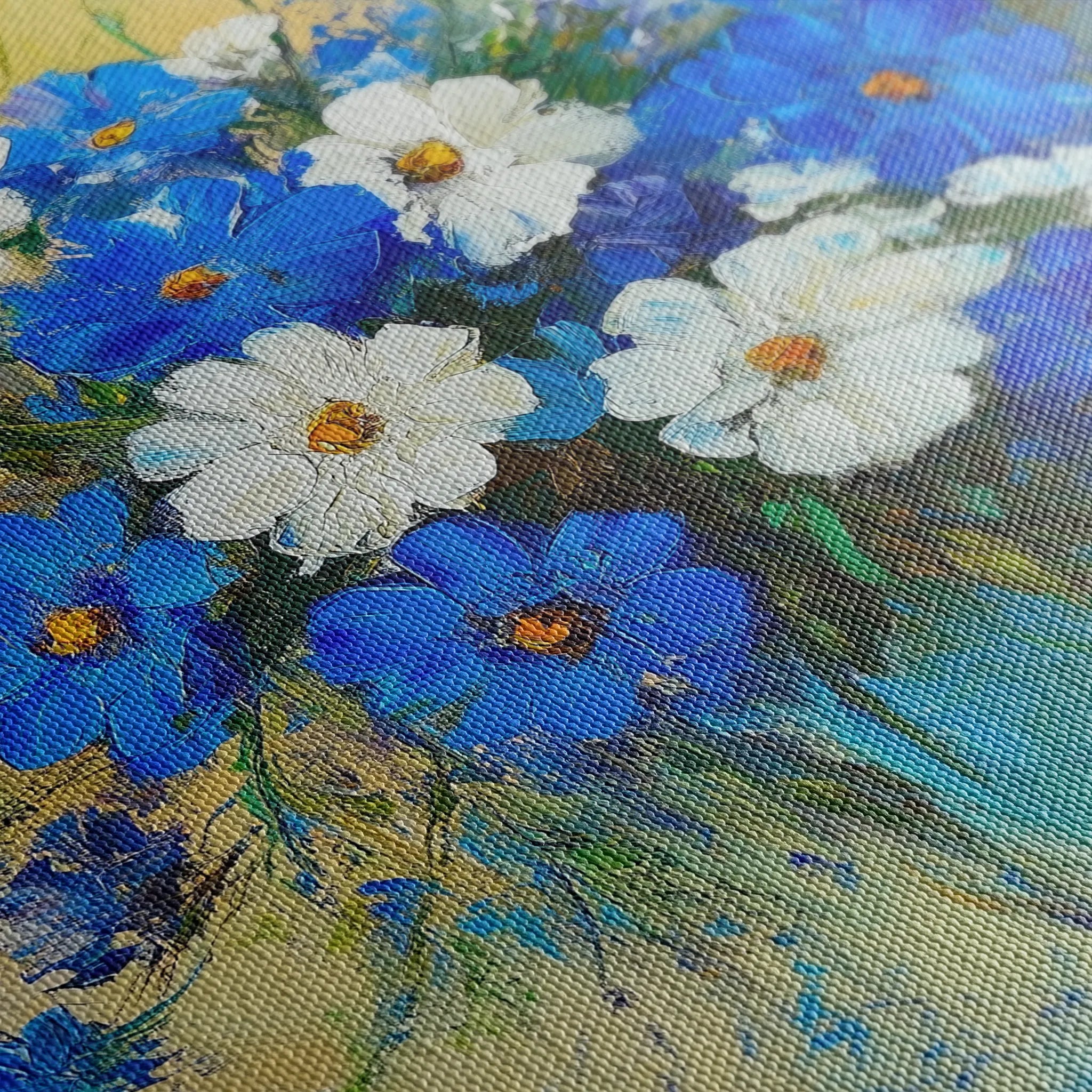 Floral 1104 Canvas Art 60 x 40 cm / Black