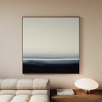 Abstract 1105 Canvas Art 60 x 60 cm / Black