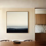 Abstract 1105 Canvas Art 60 x 60 cm / Black