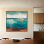 Abstract 1106 Canvas Art 60 x 60 cm / Black