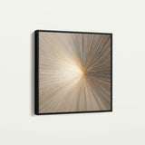 Abstract 1108 Canvas Art 60 x 60 cm / Black