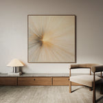 Abstract 1109 Canvas Art 60 x 60 cm / Black