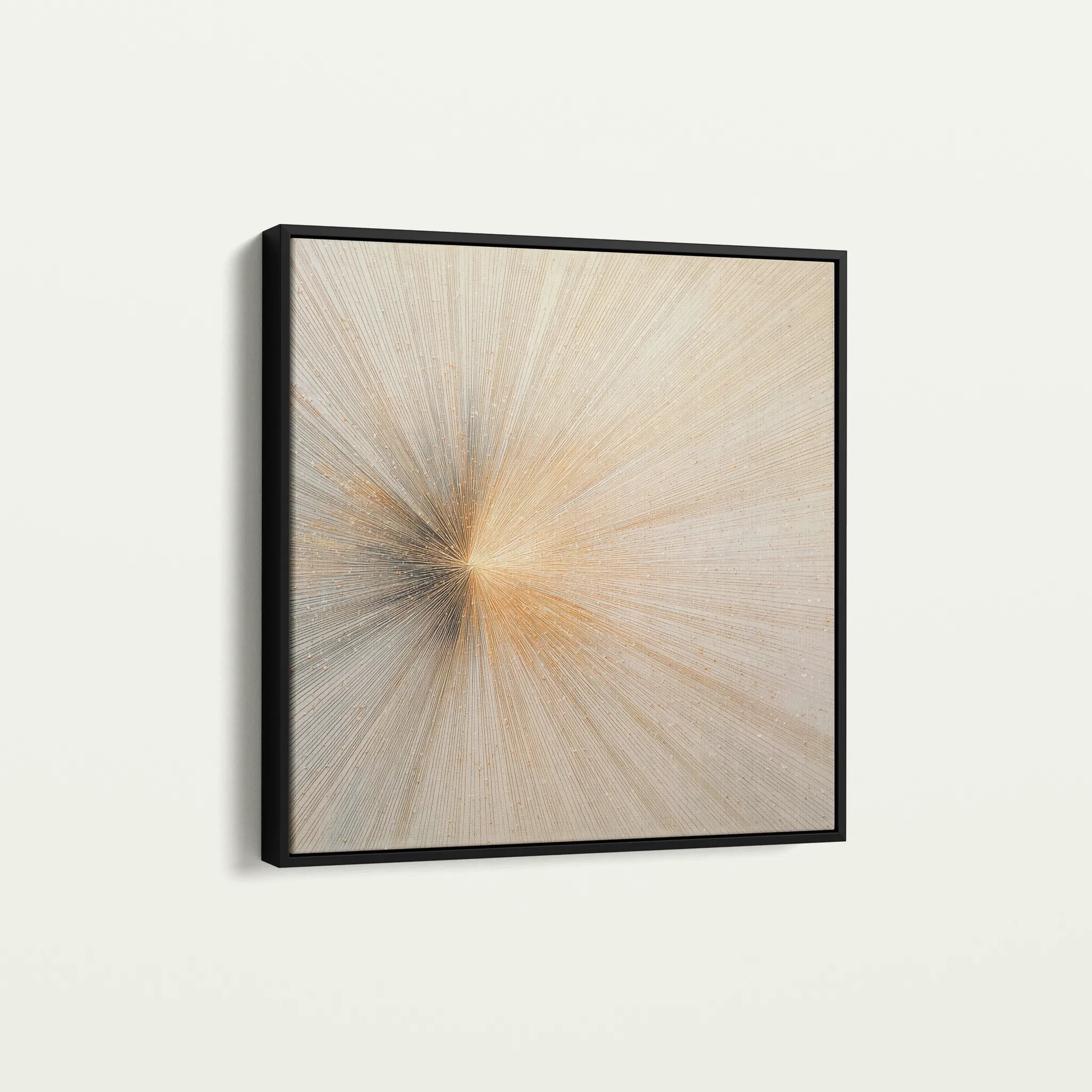 Abstract 1109 Canvas Art 60 x 60 cm / Black