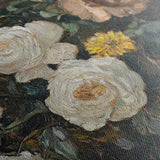 Floral 1109 Canvas Art 60 x 40 cm / Black