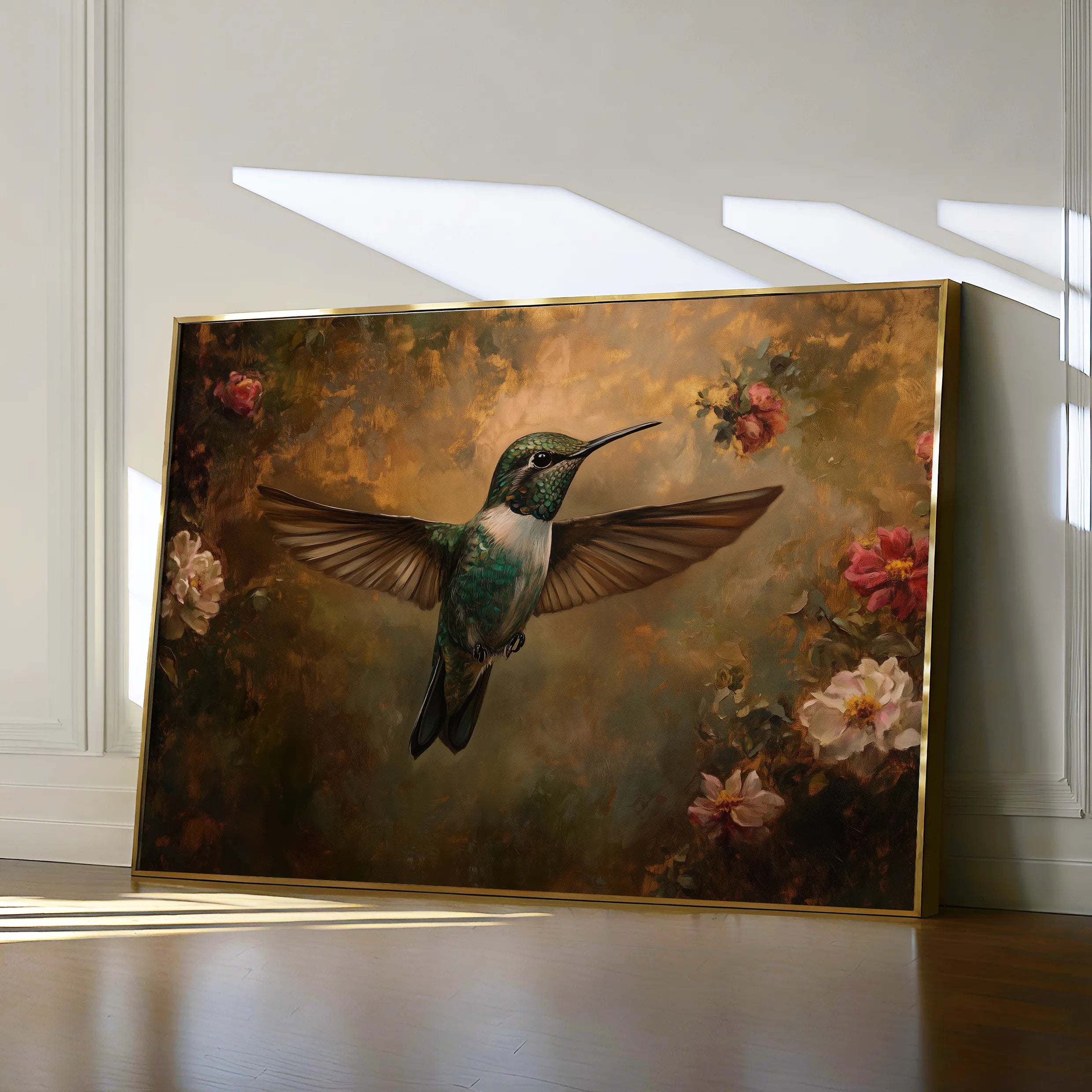 Animals 111 Canvas Art 60 x 40 cm / Black