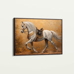 Horses 111 Canvas Art 60 x 40 cm / Black