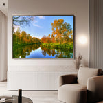 Landscape 111 Canvas Art 60 x 40 cm / Black