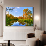 Landscape 111 Canvas Art 60 x 40 cm / Black