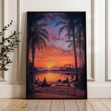 Orientalist 111 Canvas Art 60 x 40 cm / Black