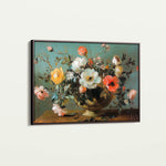 Floral 1110 Canvas Art 60 x 40 cm / Black