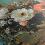 Floral 1110 Canvas Art 60 x 40 cm / Black