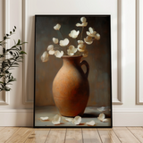 Floral 1112 Canvas Art 60 x 40 cm / Black