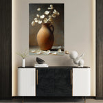 Floral 1112 Canvas Art 60 x 40 cm / Black