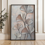 Floral 1113 Canvas Art 60 x 40 cm / Black