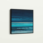 Abstract 1117 Canvas Art 60 x 60 cm / Black