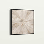 Abstract 1118 Canvas Art 60 x 60 cm / Black