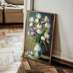 Floral 1118 Canvas Art 60 x 40 cm / Black