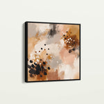 Abstract 1119 Canvas Art 60 x 60 cm / Black