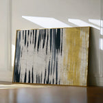 Abstract 112 Canvas Art 60 x 40 cm / Black
