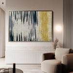 Abstract 112 Canvas Art 60 x 40 cm / Black