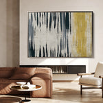 Abstract 112 Canvas Art 60 x 40 cm / Black
