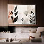 Boho 112 Canvas Art 60 x 40 cm / Black