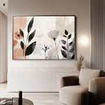 Boho 112 Canvas Art 60 x 40 cm / Black