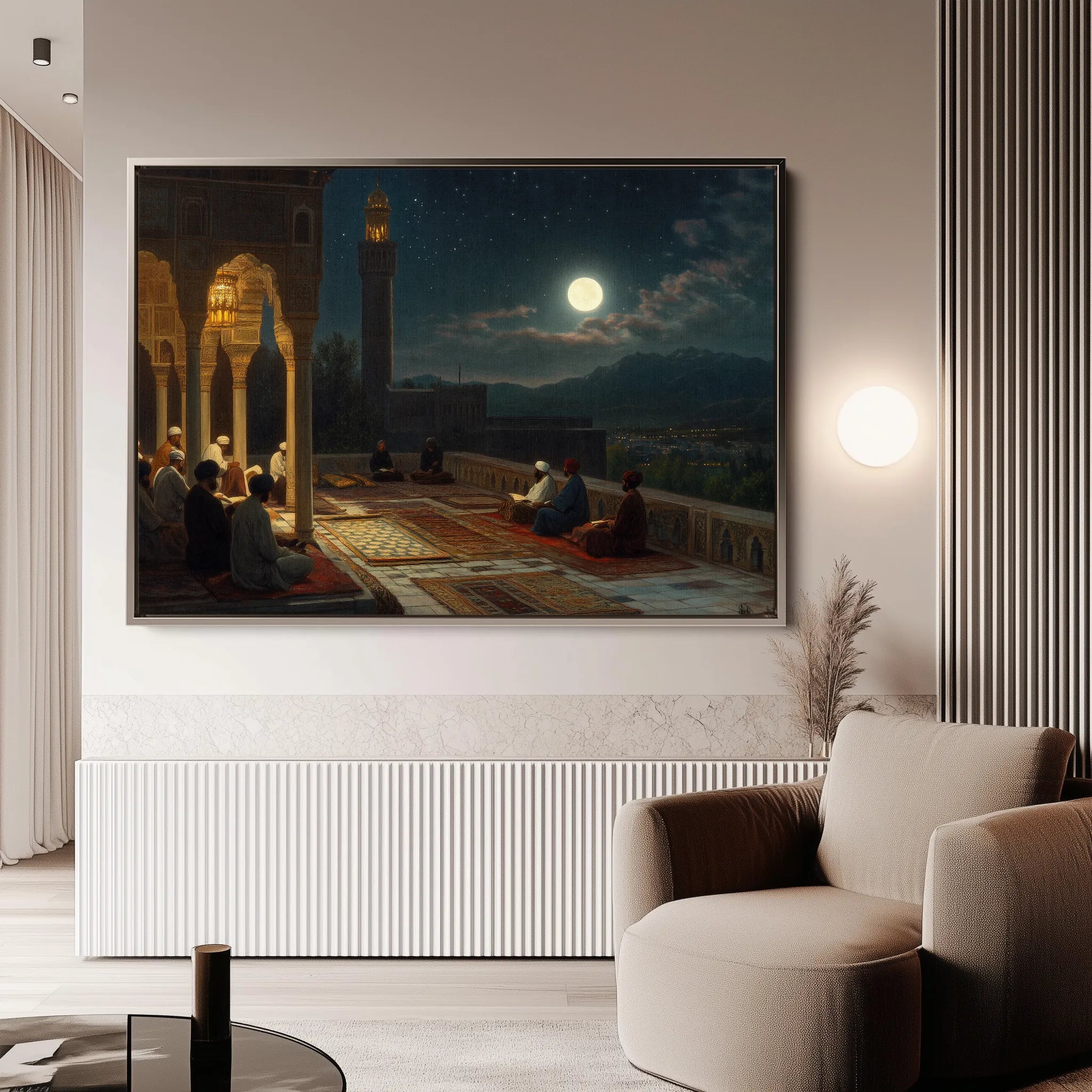 Orientalist 112 Canvas Art 60 x 40 cm / Black