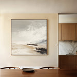 Abstract 1121 Canvas Art 60 x 60 cm / Black