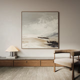 Abstract 1121 Canvas Art 60 x 60 cm / Black