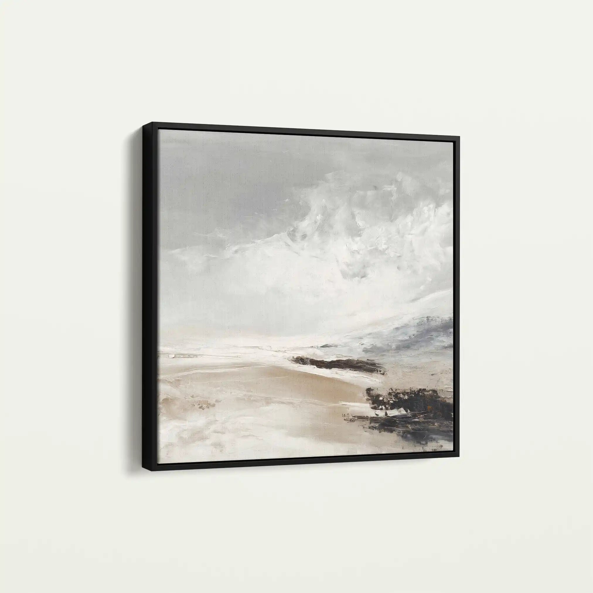 Abstract 1121 Canvas Art 60 x 60 cm / Black
