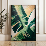 Floral 1121 Canvas Art 60 x 40 cm / Black