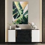 Floral 1121 Canvas Art 60 x 40 cm / Black