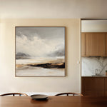 Abstract 1122 Canvas Art 60 x 60 cm / Black