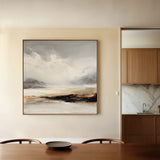 Abstract 1122 Canvas Art 60 x 60 cm / Black