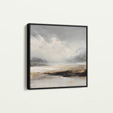 Abstract 1122 Canvas Art 60 x 60 cm / Black