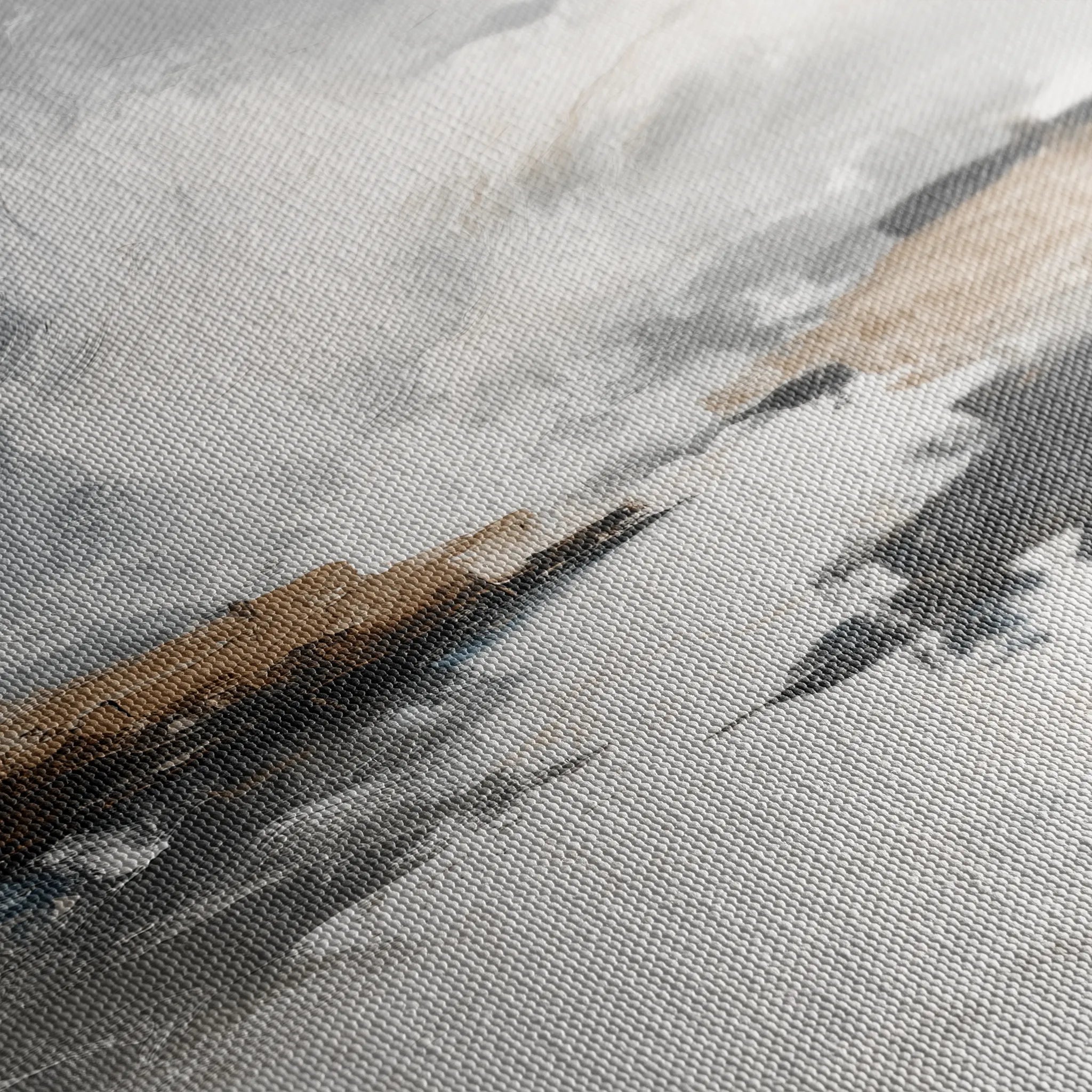 Abstract 1123 Canvas Art 60 x 60 cm / Black