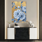 Floral 1123 Canvas Art 60 x 40 cm / Black