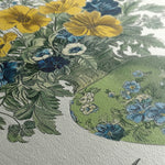Floral 1124 Canvas Art 60 x 40 cm / Black