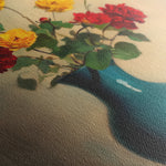 Floral 1125 Canvas Art 60 x 40 cm / Black