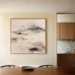 Abstract 1126 Canvas Art 60 x 60 cm / Black
