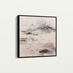 Abstract 1126 Canvas Art 60 x 60 cm / Black