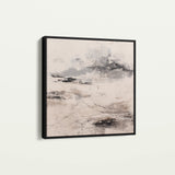 Abstract 1126 Canvas Art 60 x 60 cm / Black