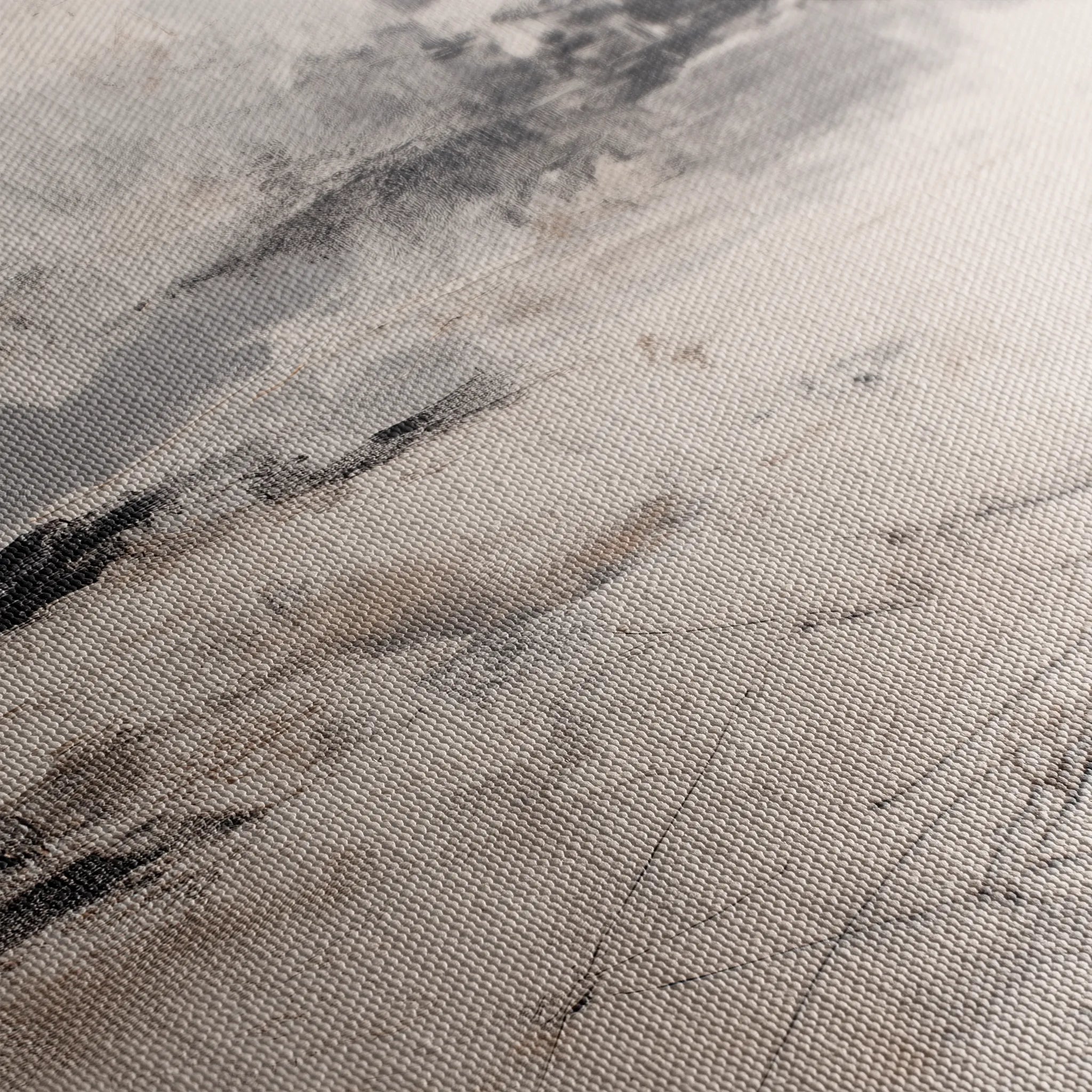 Abstract 1126 Canvas Art 60 x 60 cm / Black
