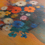 Floral 1126 Canvas Art 60 x 40 cm / Black
