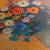 Floral 1126 Canvas Art 60 x 40 cm / Black
