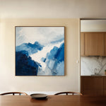 Abstract 1127 Canvas Art 60 x 60 cm / Black