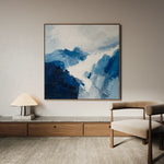 Abstract 1127 Canvas Art 60 x 60 cm / Black