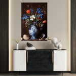 Floral 1127 Canvas Art 60 x 40 cm / Black